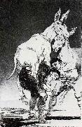Francisco Goya Tu que no puedes oil painting on canvas